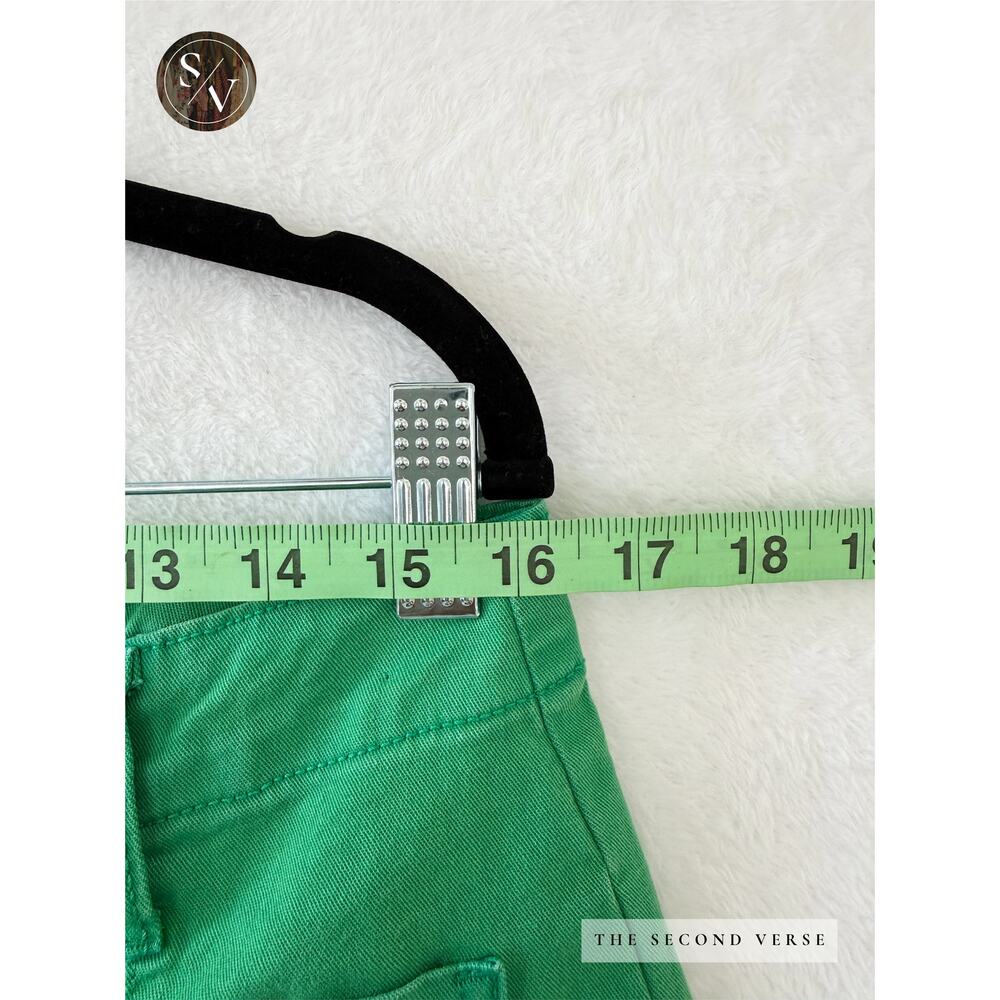 Sanctuary Shorts Bright Green Front Pocket Waist Size 31 - Picture 7 of 7